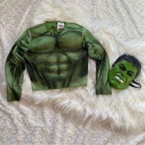 Boys Hulk Costume Top & Mask